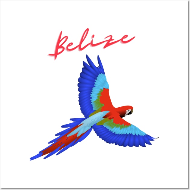 Belize Parrot Wall Art by TexasRancher